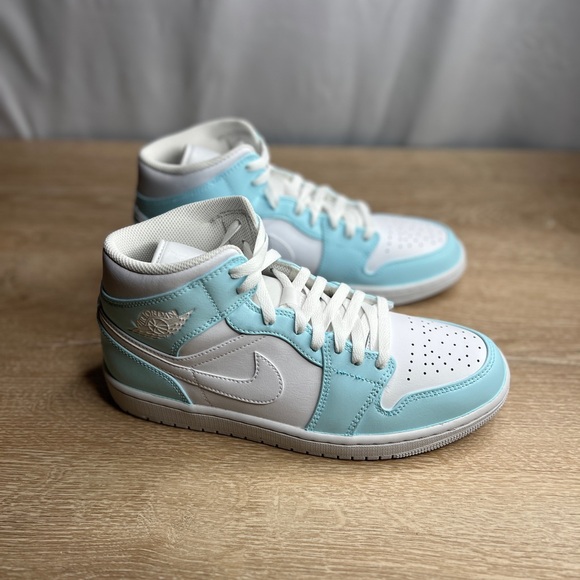 Nike Air Jordan 1 Mid Custom Hand Painted Sneakers - Picture 4 of 8